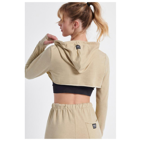 Bodytalk Γυναικείο φούτερ Flash Cropped Hoodie